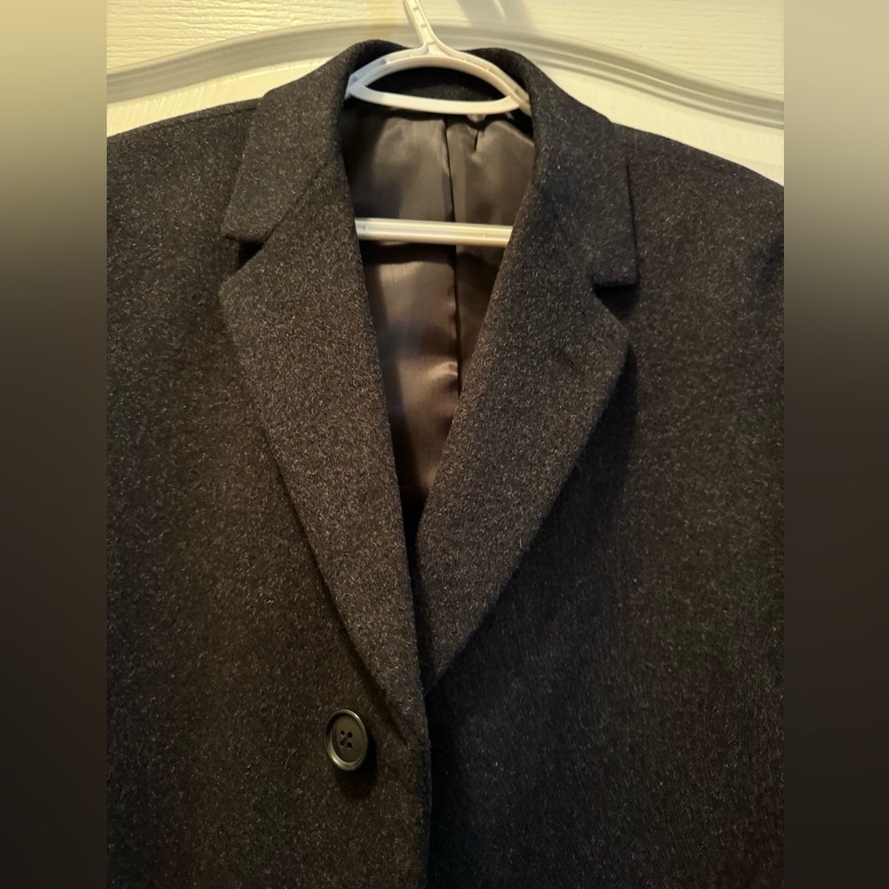 Kenneth Cole Dark Gray Pea Coat